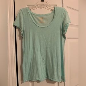 American Eagle Aqua Favorite Tee XL